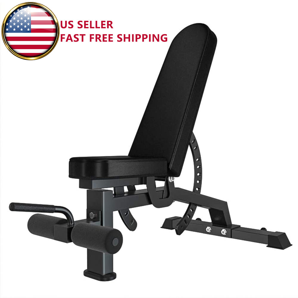 Adjustable multifunctional home gym weight bench - main view