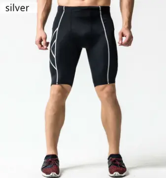Compression shorts - silver