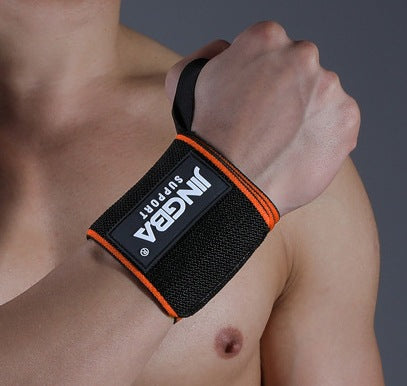 Protective wrist wraps for push-ups and bar exercises