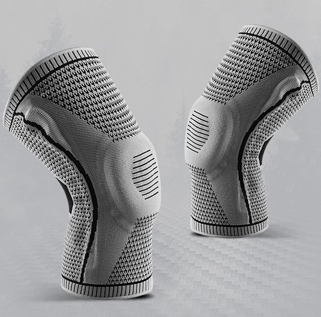 Breathable sports knee sleeves for the gym, running and training
