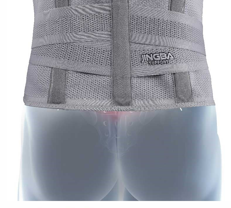 Lumbar support belt for training