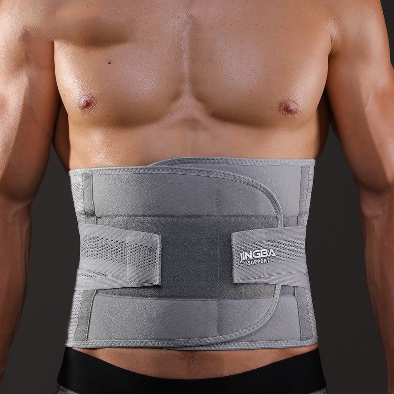 Lumbar support belt for training