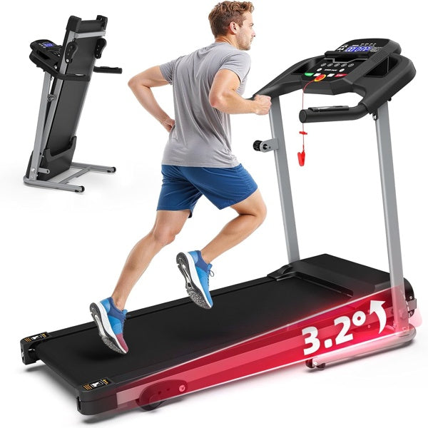 Foldable 2.5HP home treadmill