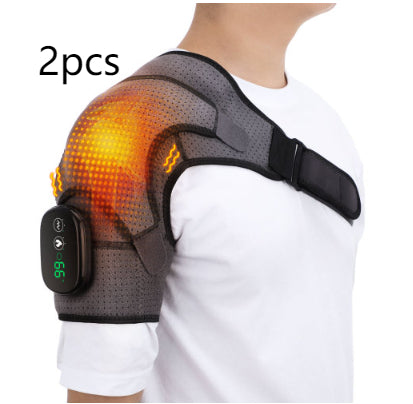 USB rechargeable shoulder heating pad