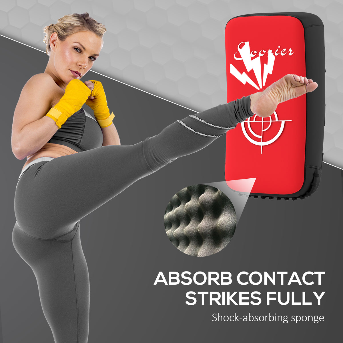 42 cm kick shield for Muay Thai and martial arts