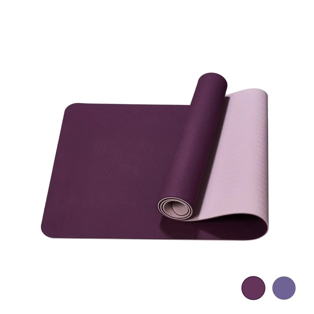 Non-slip TPE yoga mat 183 x 61 cm