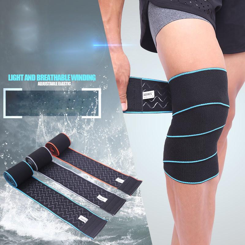 Weightlifting knee wraps