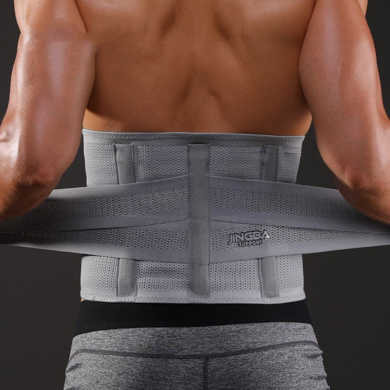 Lumbar support belt for training