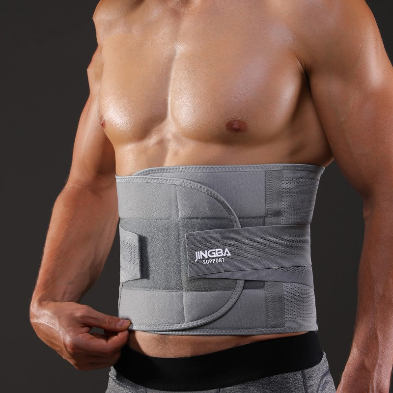 Lumbar support belt for training