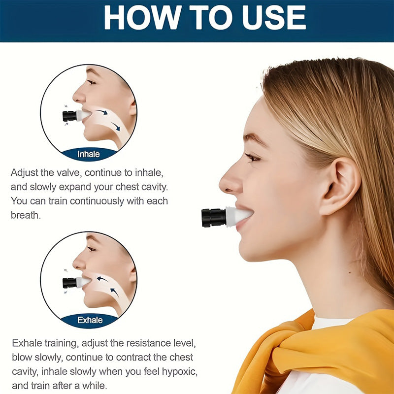 Adjustable breathing trainer