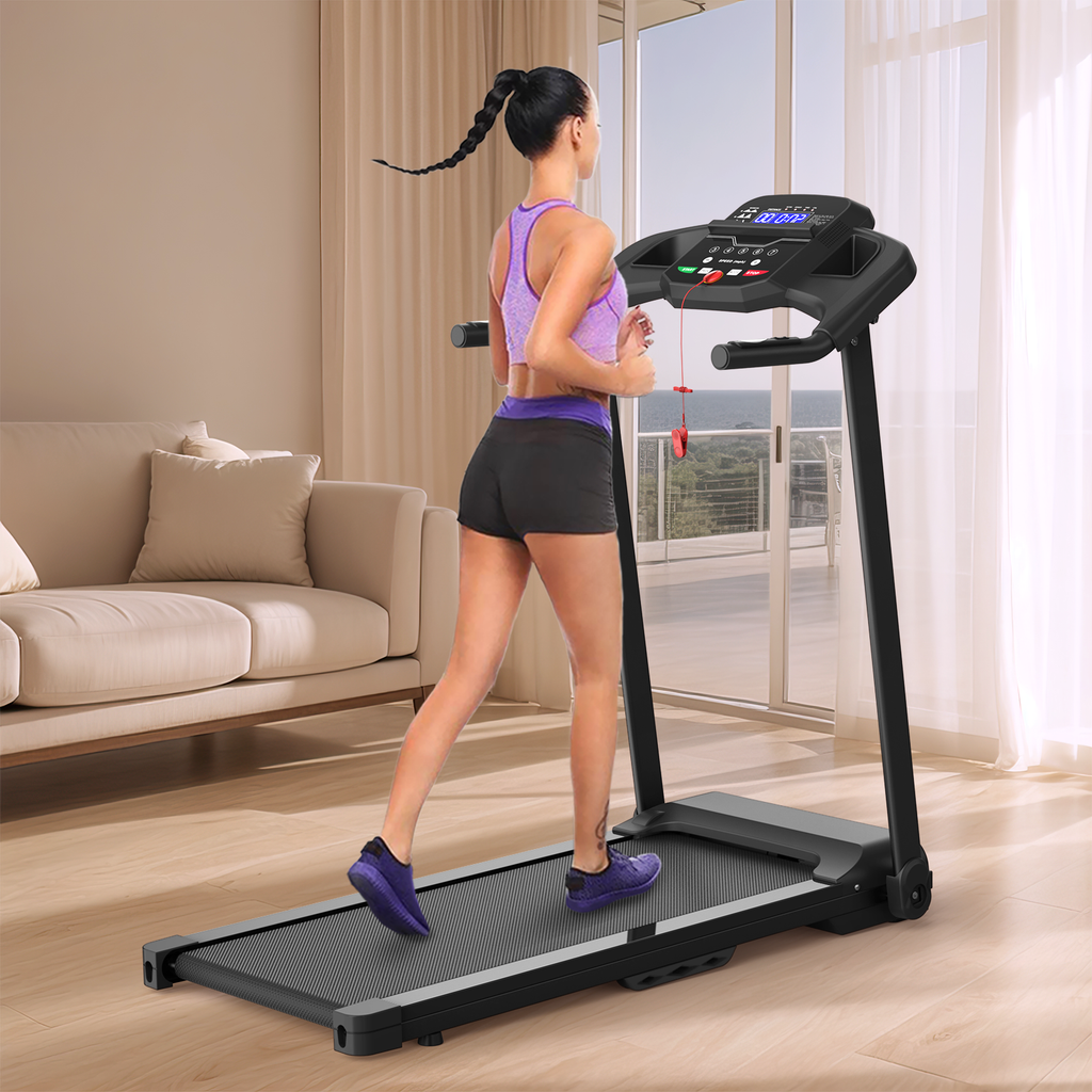 Foldable 2.5HP home treadmill up to 120 kg - image 2