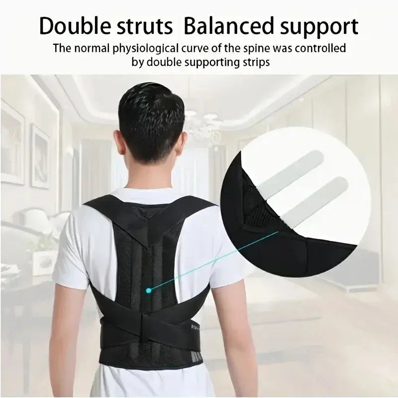 Adjustable back posture corrector