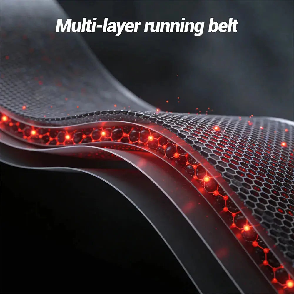 Foldable 2.5HP electric treadmill with 16% incline and LED display