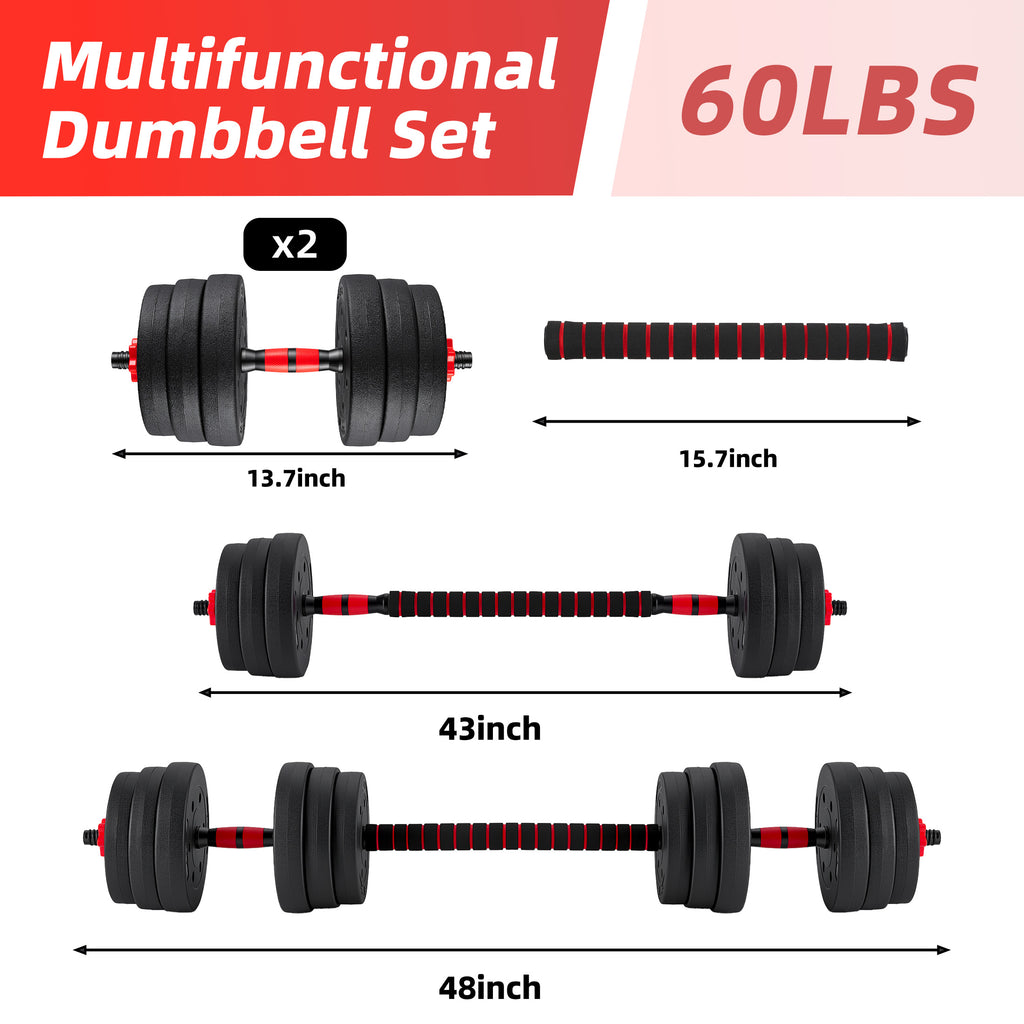 Set de mancuernas ajustables 5 en 1 - vista 6