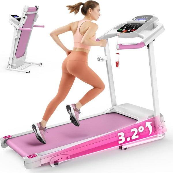 Foldable 2.5HP home treadmill
