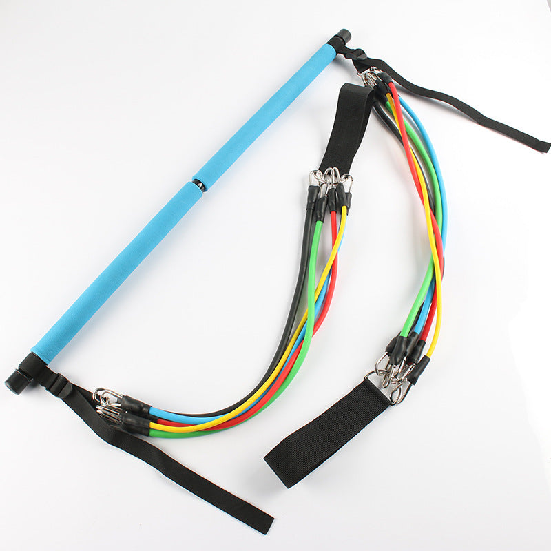 Yoga and Pilates bar with resistance bands - image 6