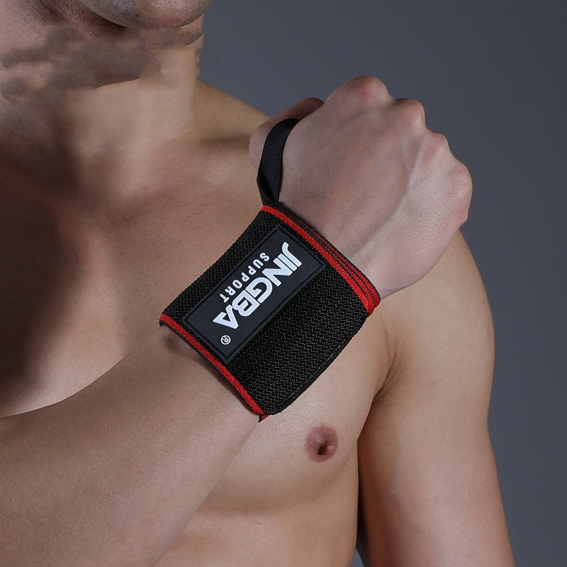 Protective wrist wraps for push-ups and bar exercises