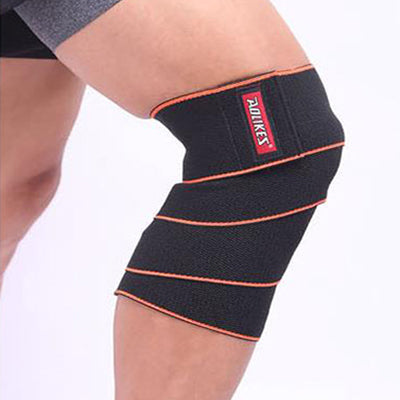 Weightlifting knee wraps