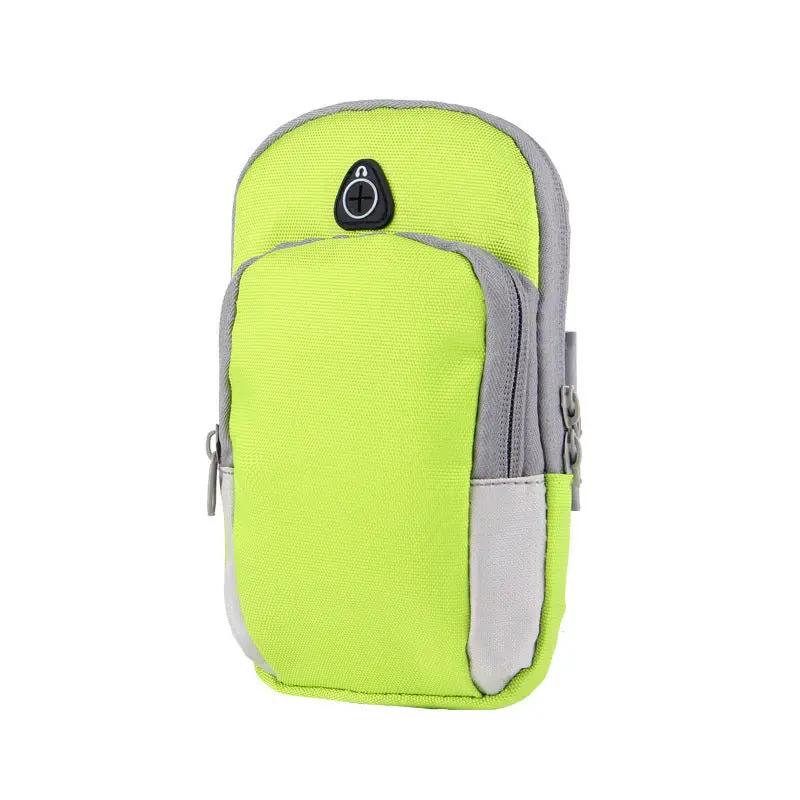 Sports phone armband with adjustable strap