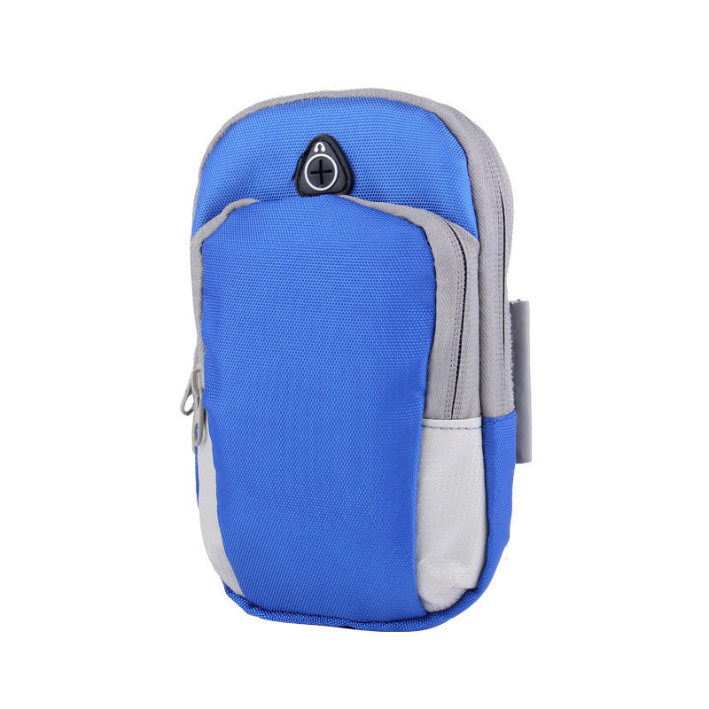 Sports phone armband with adjustable strap